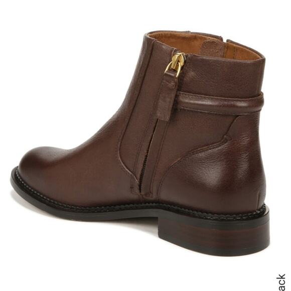 Franco Sarto Hansa Leather Ankle Boots Cognac Size 6  NWT - Picture 8 of 8